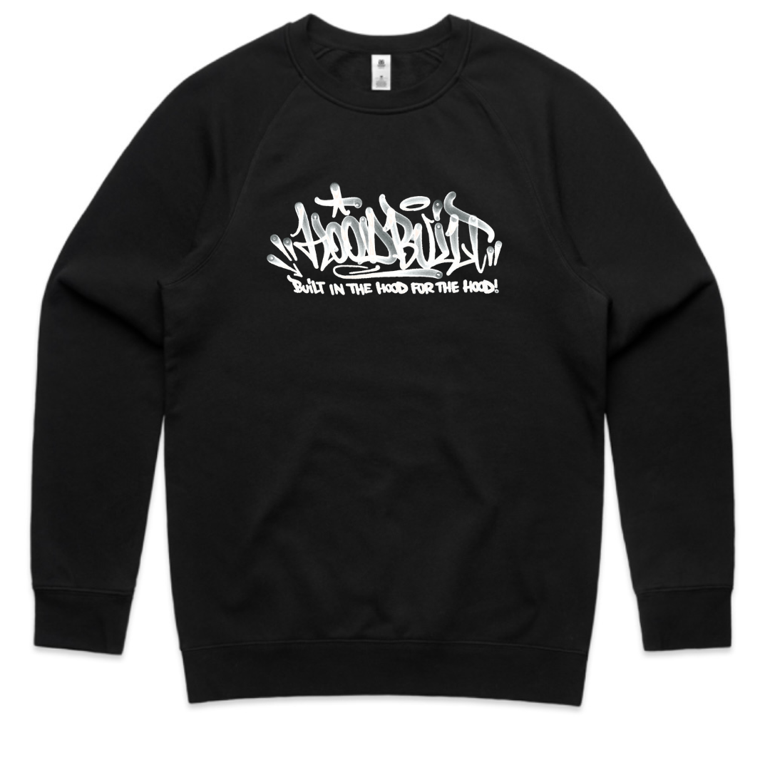 Adults Black White Crewneck’s