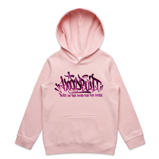 Faded Kids Pink Hoodies