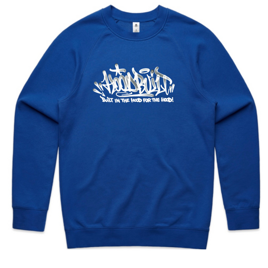 Adults Faded Blue Crewneck’s