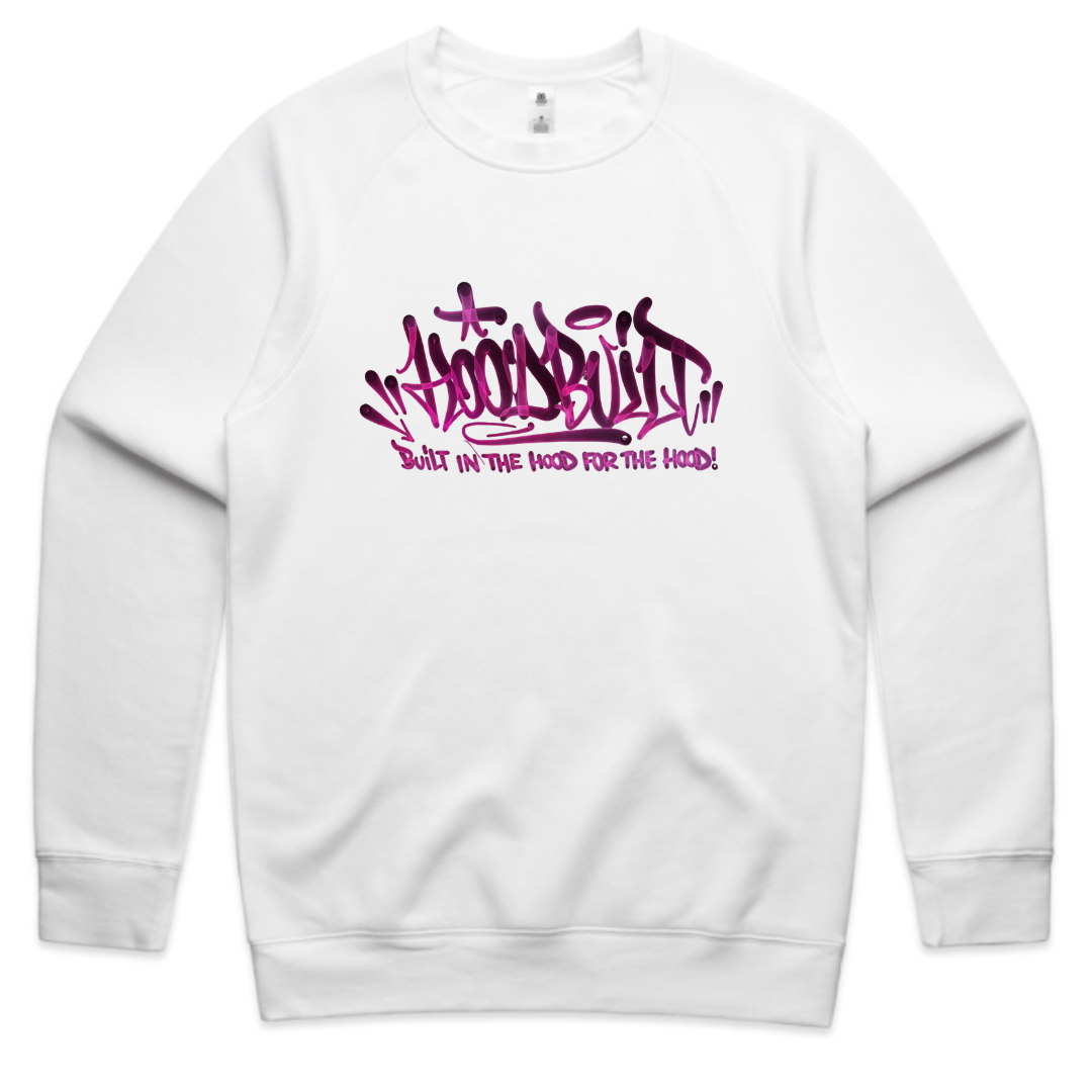 Adults Faded White Crewneck’s