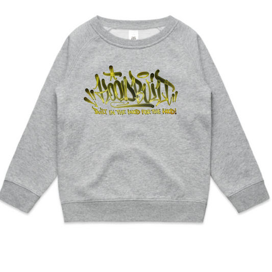 Faded Kids Grey Crewnecks