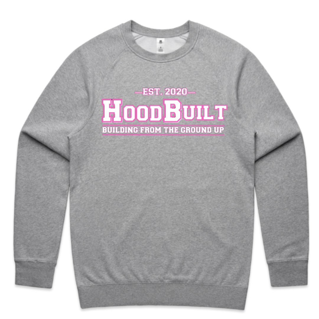 Adults Grey DropOut Crewnecks