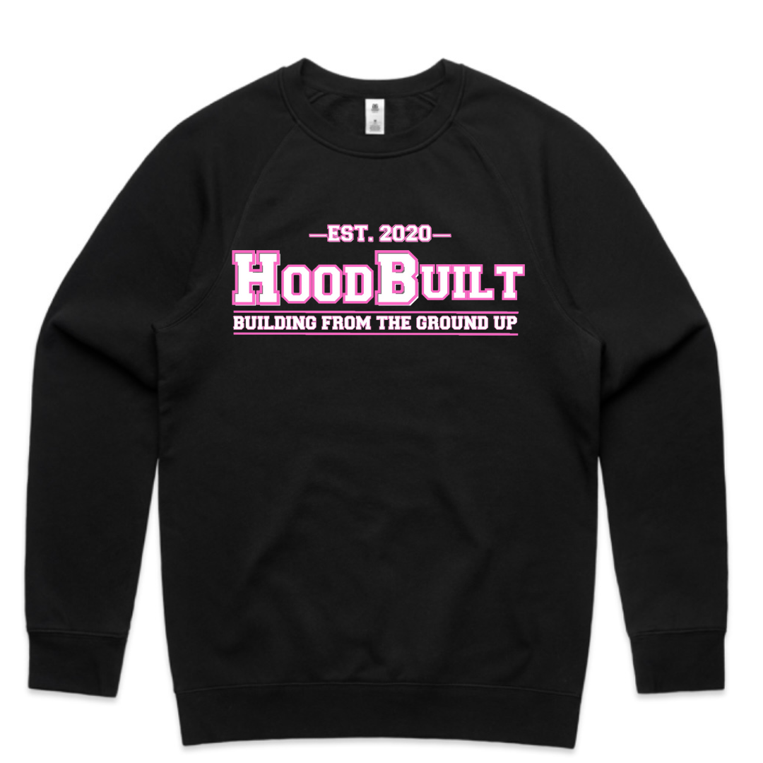 Adults Black DropOut Crewnecks