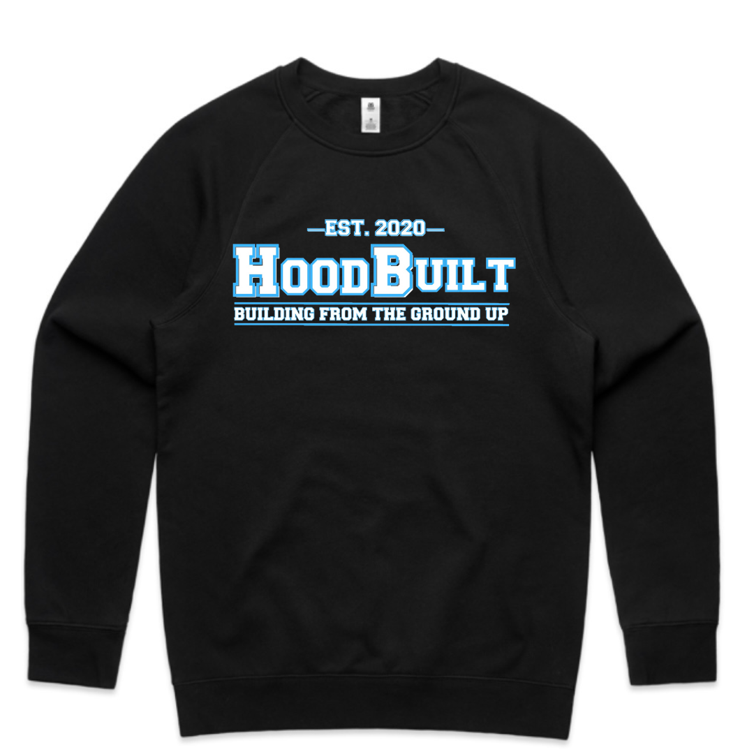 Adults Black DropOut Crewnecks