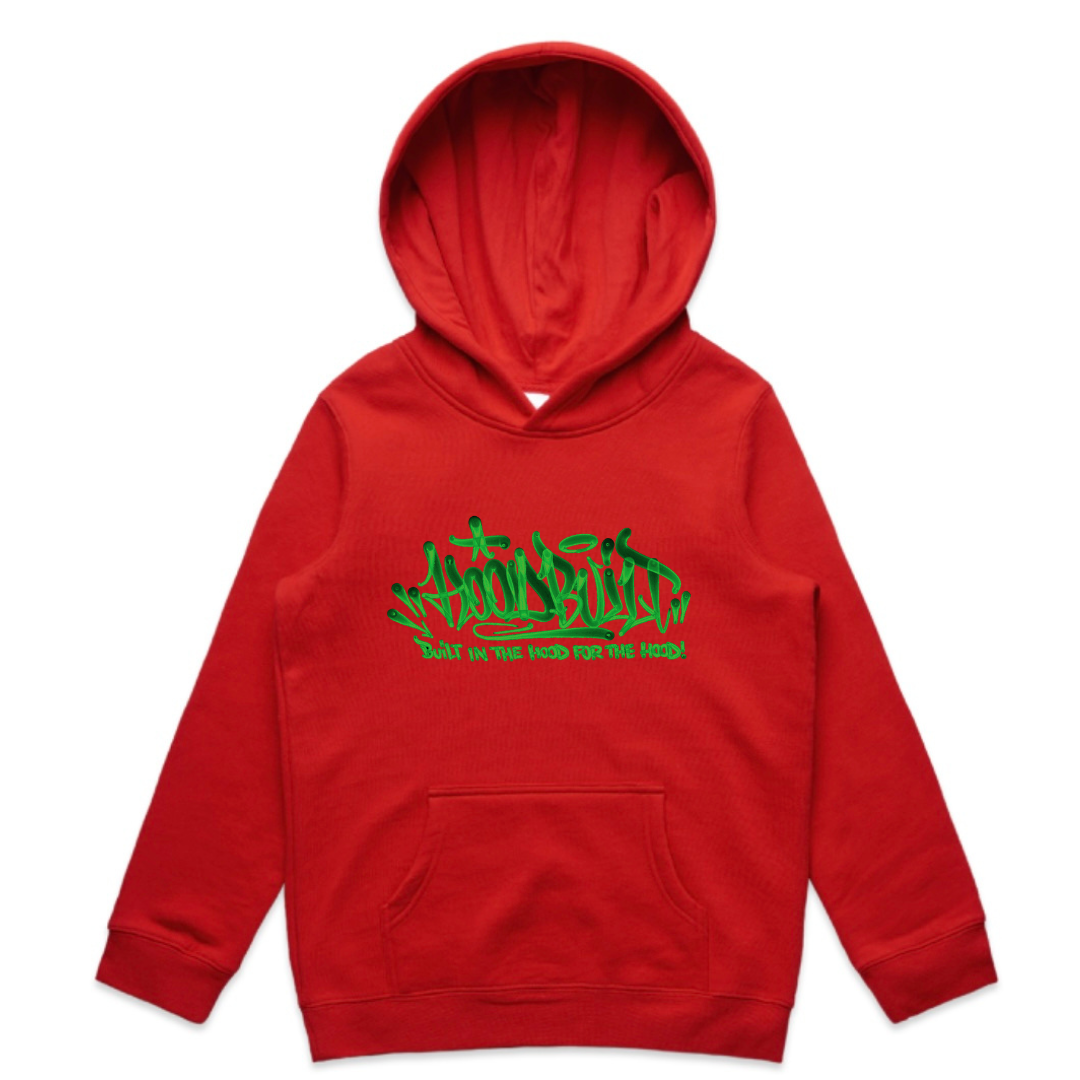 Faded Kids Red Hoodies