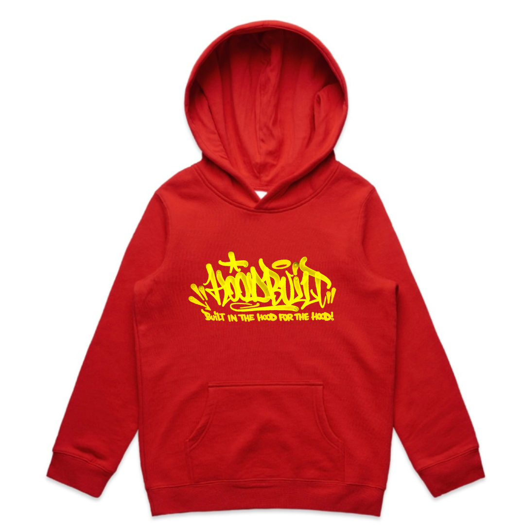 Faded Kids Red Hoodies