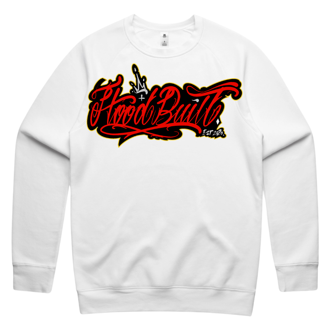 Adults White Scripture Crewnecks