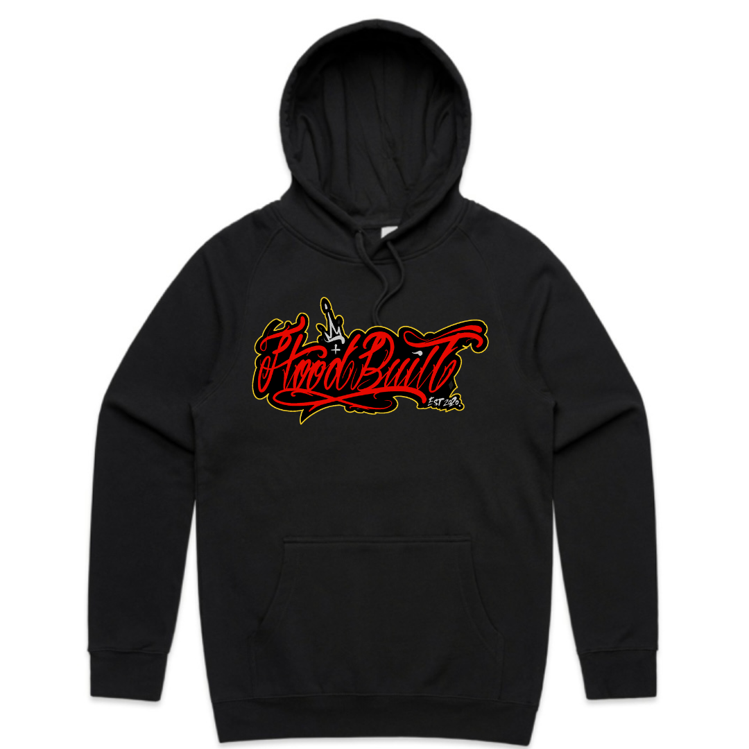 Adults Black Scripture Hoodies