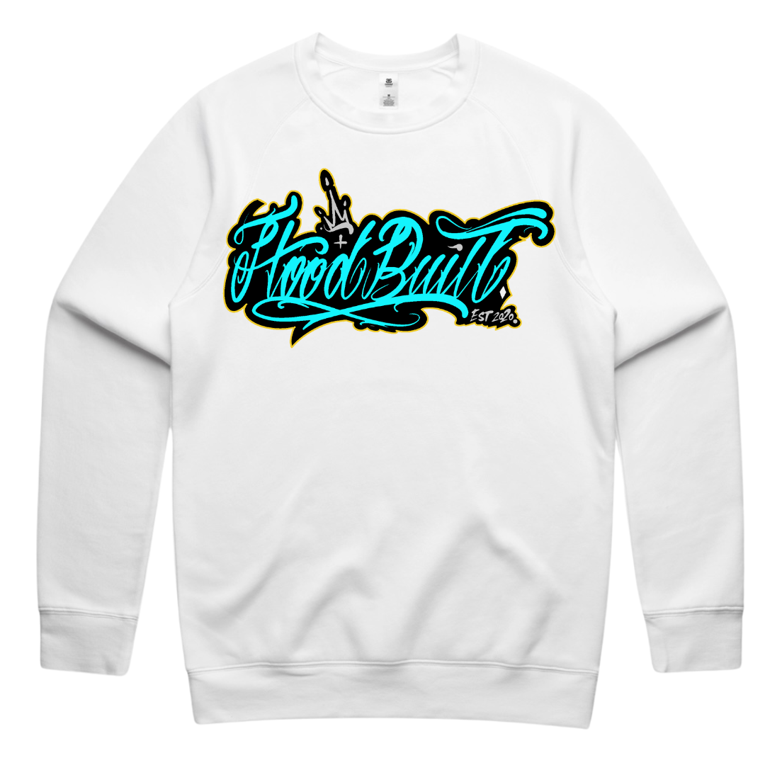 Adults White Scripture Crewnecks