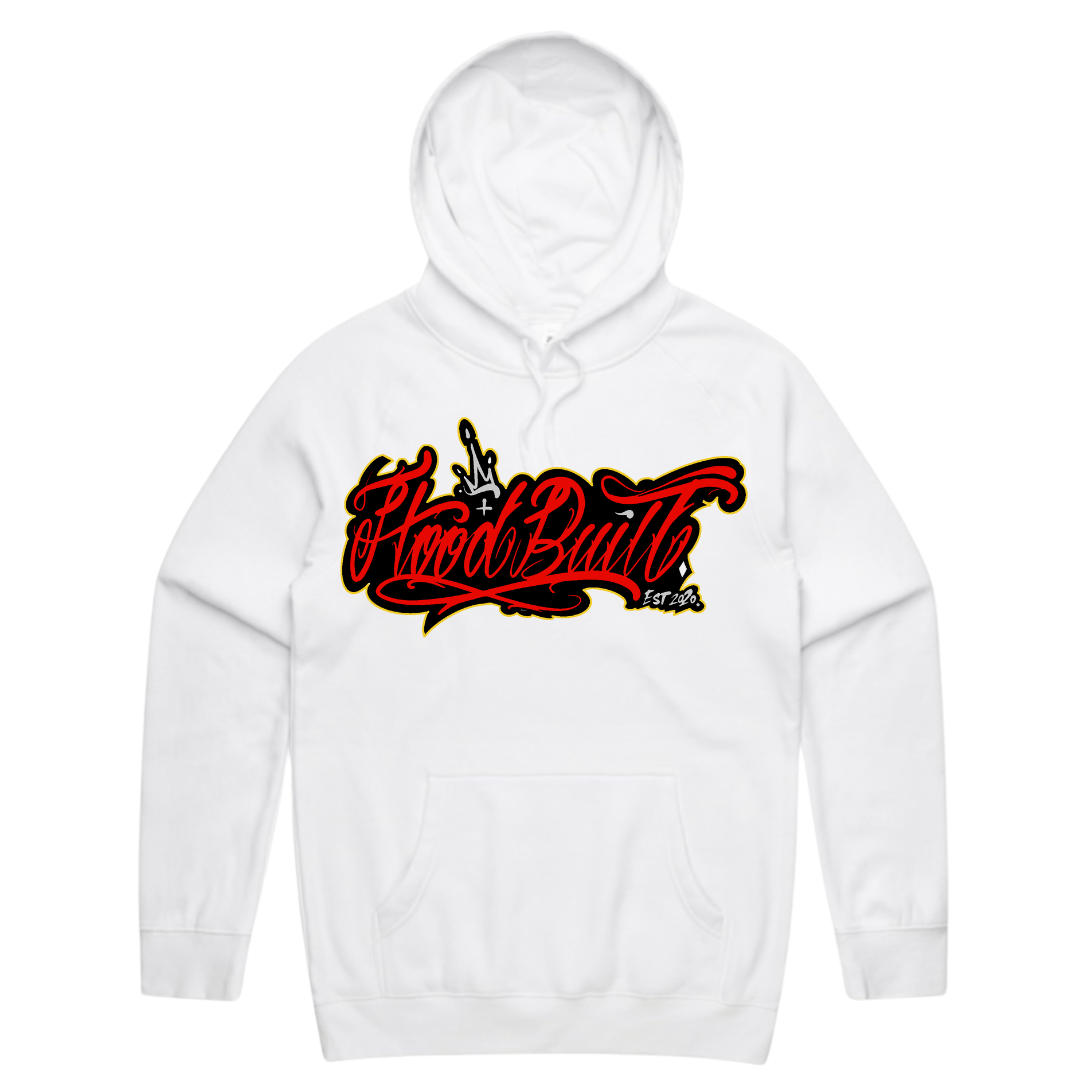 Adults White Scripture Hoodies