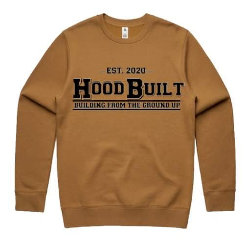 Adults Camel DropOut Crewnecks