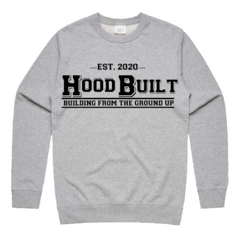 Adults Grey DropOut Crewnecks