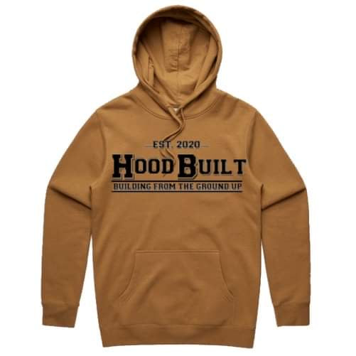 Adults Camel DropOut Hoodies