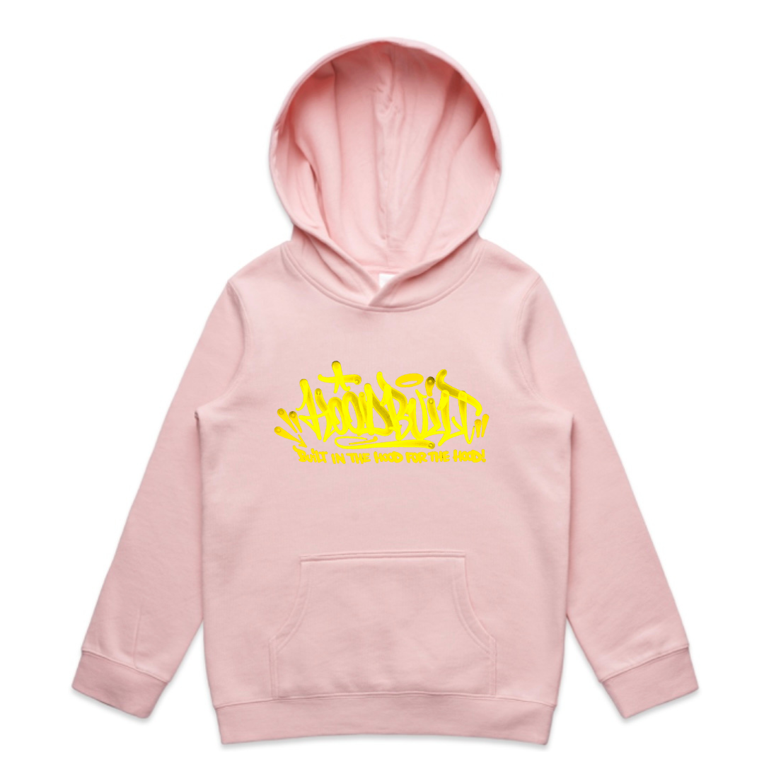 Faded Kids Pink Hoodies