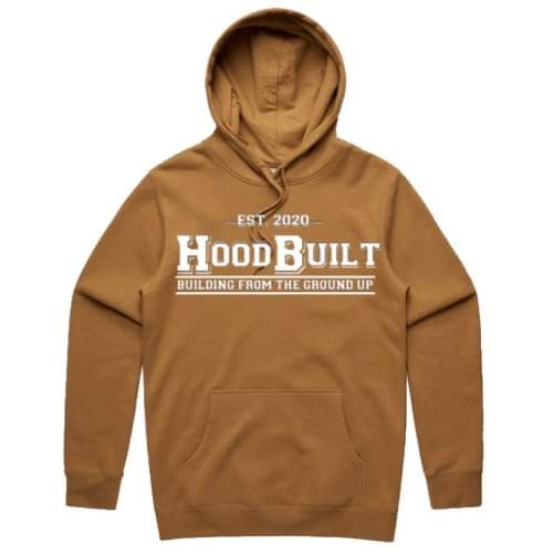 Adults Camel DropOut Hoodies