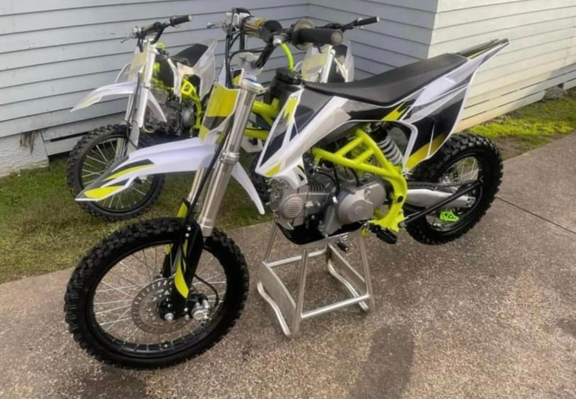 140cc HBBF dirt bikes and parts