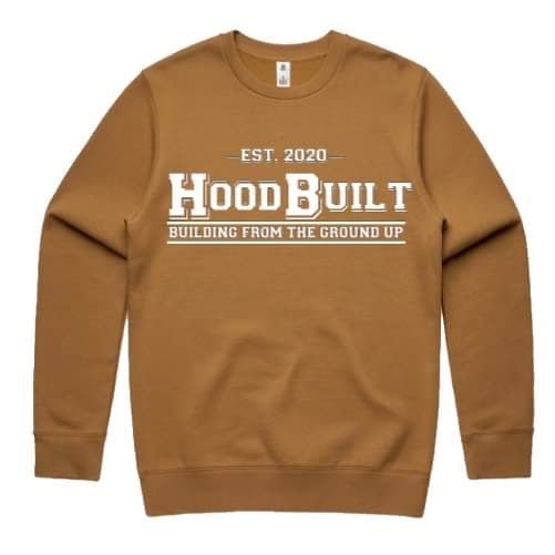 Adults Camel DropOut Crewnecks